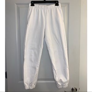 White Brandy Melville Sweatpants